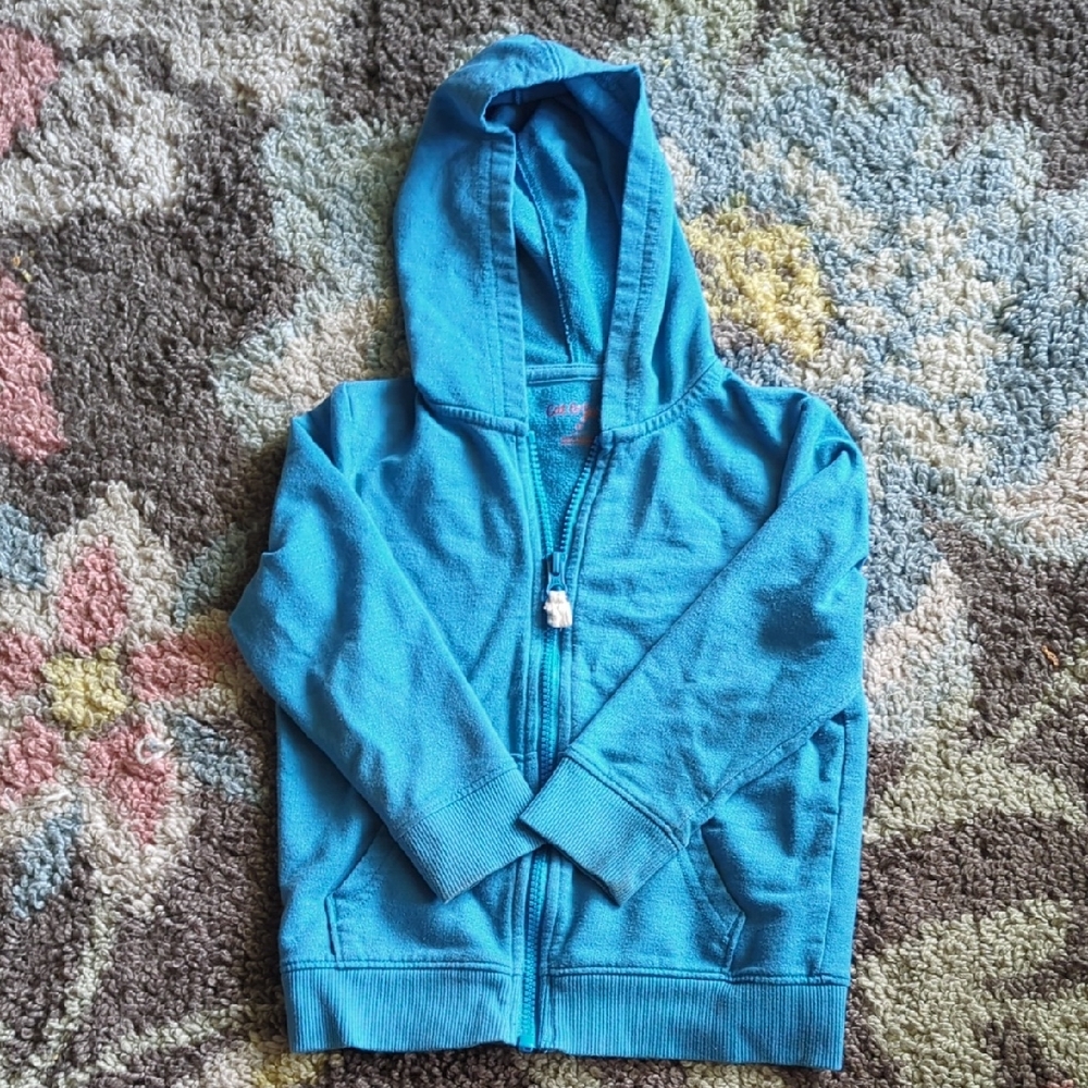 Cat & Jack Blue Zip-Up Hoodie Sweatshirt